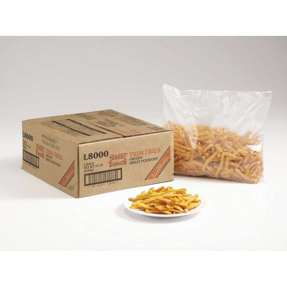 Lamb Weston Sweet Things Julienne Potato Trim Fry Snack, 2.5 Pound - 6 per case.