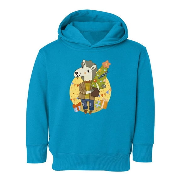 Lamb With A Christmas Tree Hoodie Toddler -Image by Shutterstock,  5 Toddler