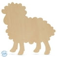 thumbnail image 1 of Lamb Wood Cutouts 16 inch x 15 inch, Pack of 12 Unfinished Wood Cut Outs to Paint for Easter Crafts, DIY Spring Decorations, and Lamb Party Décor, by Woodpeckers, 1 of 6