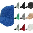 thumbnail image 1 of Lamb Wool Baseball Cap for Men Women Teddy Sports Hats Warm Winter Outdoor Travel Hats for Women Men Washed Baseball Hat Adjustable Cotton Sports Caps for Adults Outdoor Activities, 1 of 3