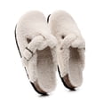 thumbnail image 1 of Lamb Wool Clogs Slippers for Women Men With Adjustable Buckle Slip-on Cork Footbed Mules  Antislip Sole Slippers Unisex, 1 of 6