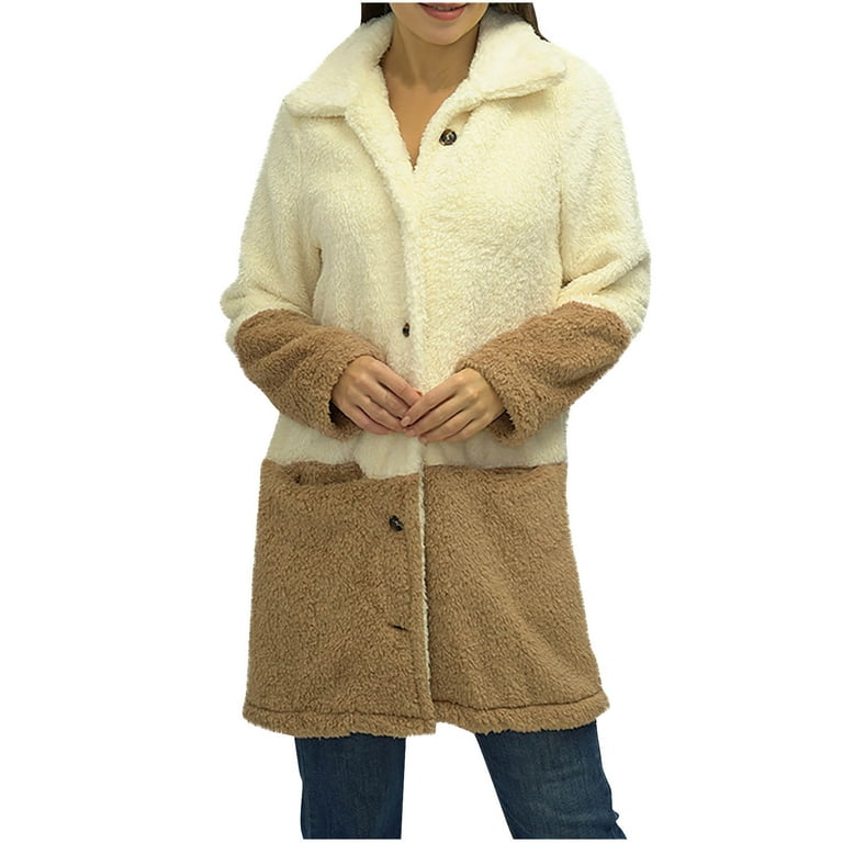 Fashion Long-sleeved Lapel Plush Women's Jacket Fashion Long-sleeved Lapel Plush Women's Jacket