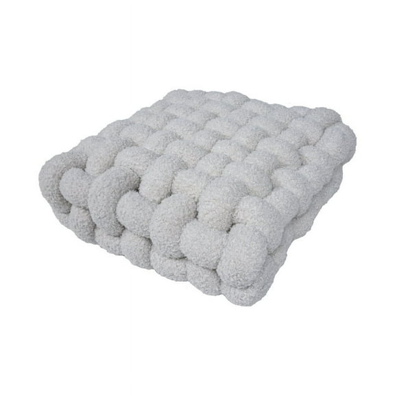 Lamb plush pillows, square woven seat cushions, sofa cushions, plush pillows, decorative window cushions