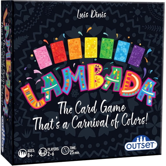 Lambada - The Card Game That's a Carnival of Colors! - for 2 to 6 Players Ages 8 and up