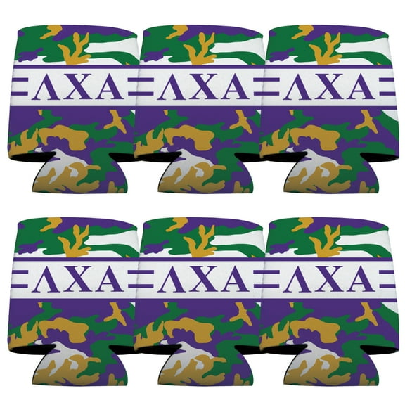Lambda Chi Alpha Army Camo Drink Sleeves 6 Count