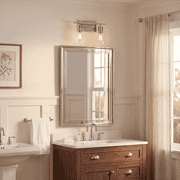 Lambert 2-Light Bathroom Vanity Light in Polished Chrome