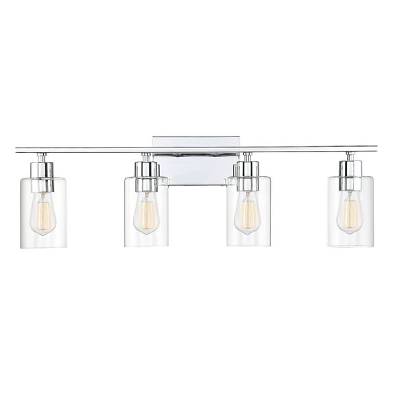 Lambert 4-Light Bathroom Vanity Light in Polished Chrome