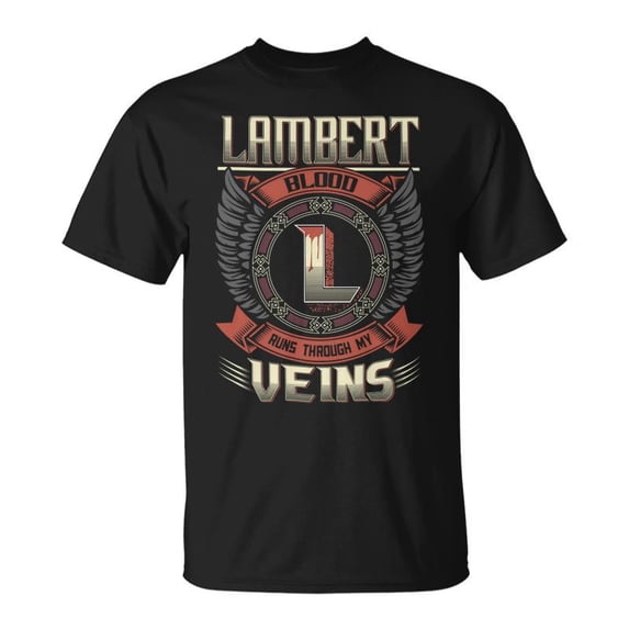 Lambert Blood Run Through My Veins Name V3 TShirt - Walmart.com