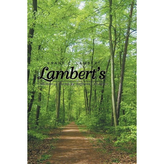 Lambert's Collection of Poems for Different Occasion, (Paperback)