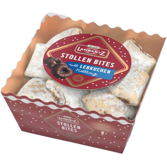 Lambertz Stollen Bites LEBKUCHEN/ Gingerbread Filling - 350g/ 12 oz