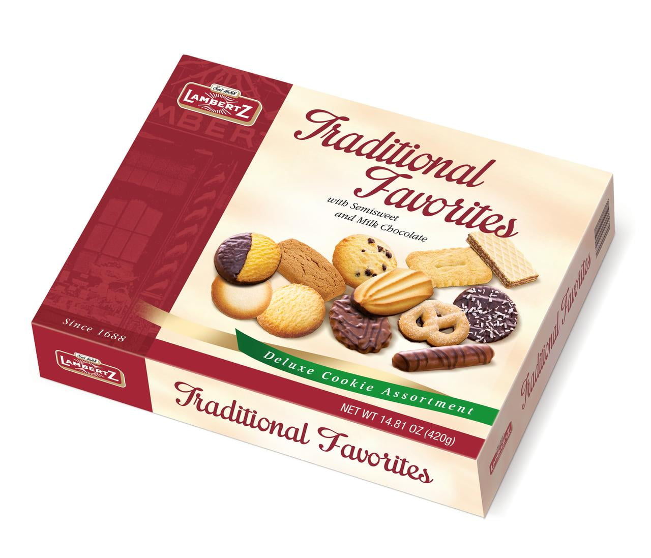 Lambertz Traditional Favorites Deluxe Cookie Assortment, 14.81oz box