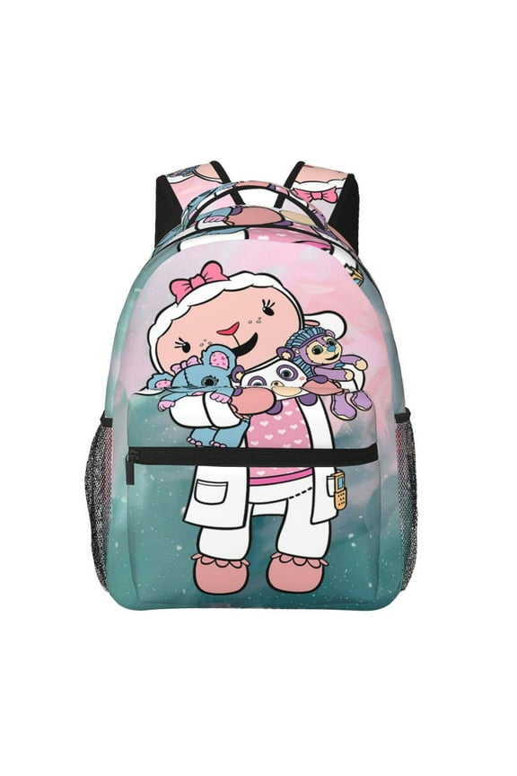 Lambie Doc McStuffins Lightweight Backpack Daypack Casual Shoulder Bags Travel Hiking Camping