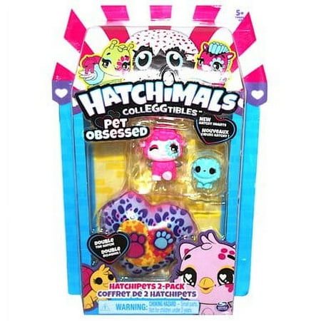 Lamblet & Lion Pink Hatchimals Colleggtibles Pet Obsessed Hatch Hearts