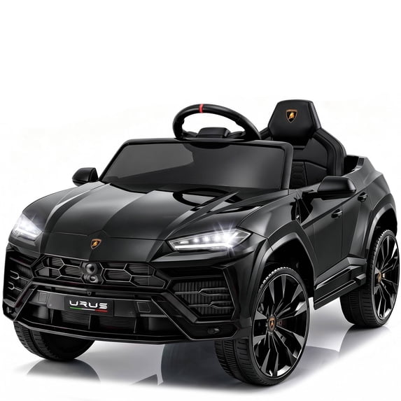 Lamborghini 12V Ride On Car for Kids, Electric Car with Remote Control, Music, Lights, Powered Ride On Toys for 3+ Years Olds