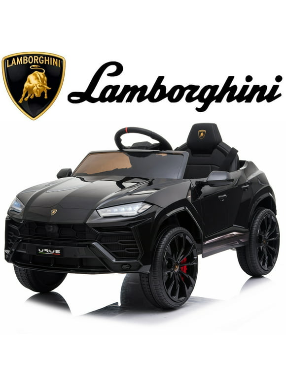 Lamborghini 12 V Powered Ride on Cars, Remote Control, Battery Powered, Black