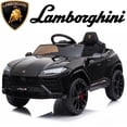 thumbnail image 1 of Lamborghini 12V Kids Ride On Car with Remote Control, Battery Powered  Electric Car with 4 Wheels, USB, Ride On Toys for 3+ Years Olds Girls Boys, Black, 1 of 9