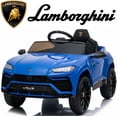 thumbnail image 1 of Lamborghini 12V Kids Ride On Car with Remote Control, Battery Powered  Electric Car with 4 Wheels, USB, Ride On Toys for 3+ Years Olds Girls Boys, Blue, 1 of 9