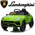 thumbnail image 1 of Lamborghini 12V Kids Ride On Car with Remote Control, Battery Powered  Electric Car with 4 Wheels, USB, Ride On Toys for 3+ Years Olds Girls Boys, Green, 1 of 9