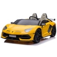thumbnail image 1 of Lamborghini 24V Kids Ride-on Car w R/C Parental Remote , MP3 Music Player,  LED Foam Rubber Wheels , Vegan Leather Seat,  Scissor Doors, Rubber Floor Mats, Car Cover, 1 of 11