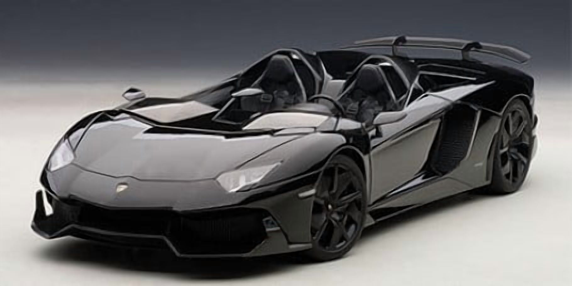 Lamborghini Aventador J Black 1/18 Diecast Car Model by