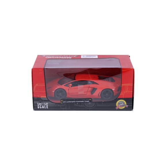 Lamborghini Aventador LP700-4 Coupe, Orange - Showcasts 38210OR - 1/24 Scale Diecast Model Toy Car
