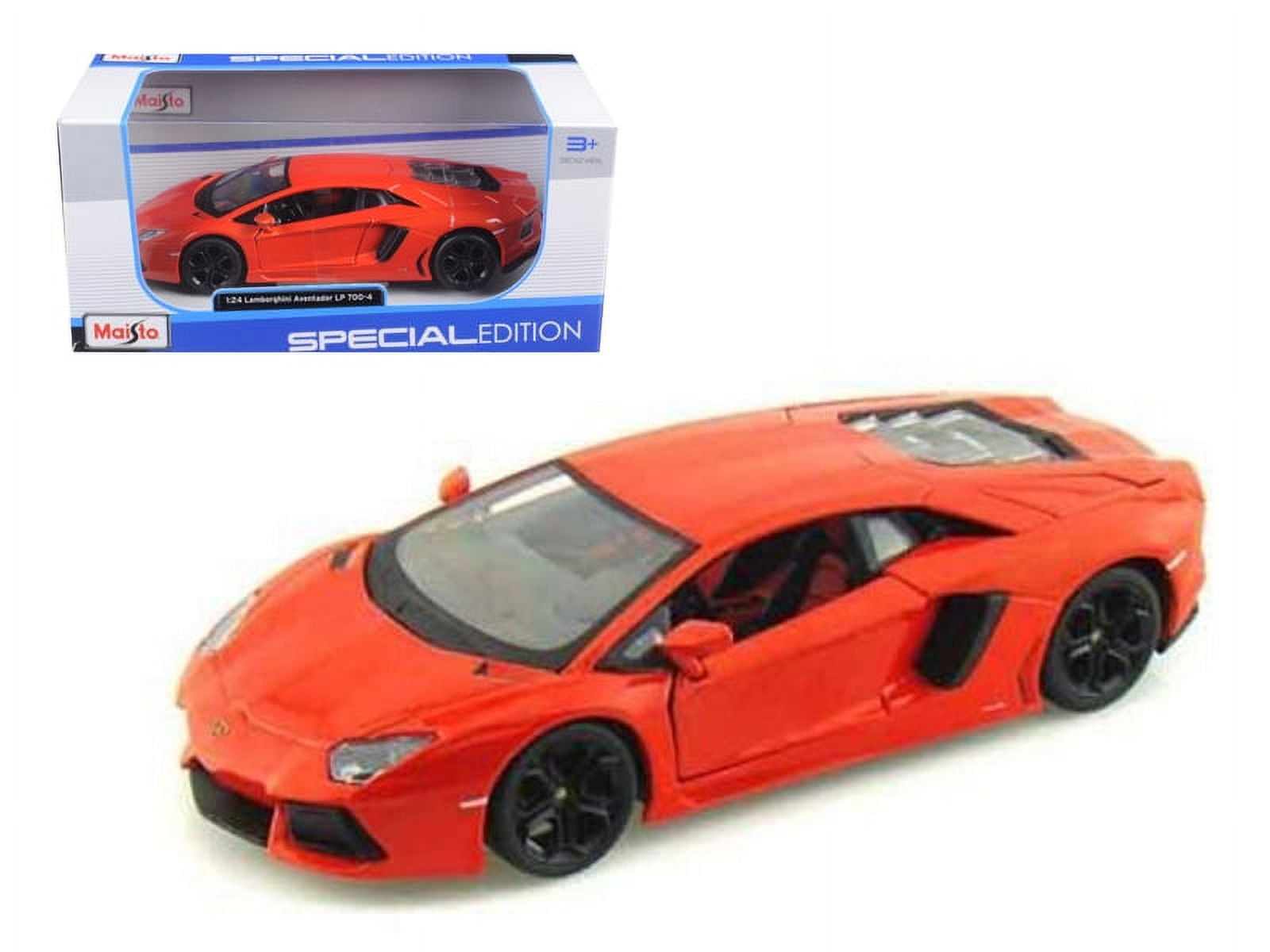 Lamborghini Aventador LP700-4 Orange 1/24 Diecast Model Car by