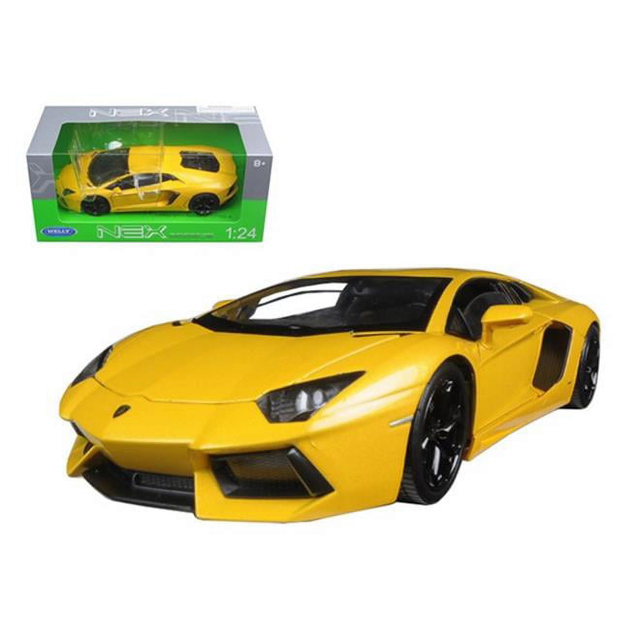 Lamborghini Aventador LP700-4 Yellow 1/24 Diecast Model Car by