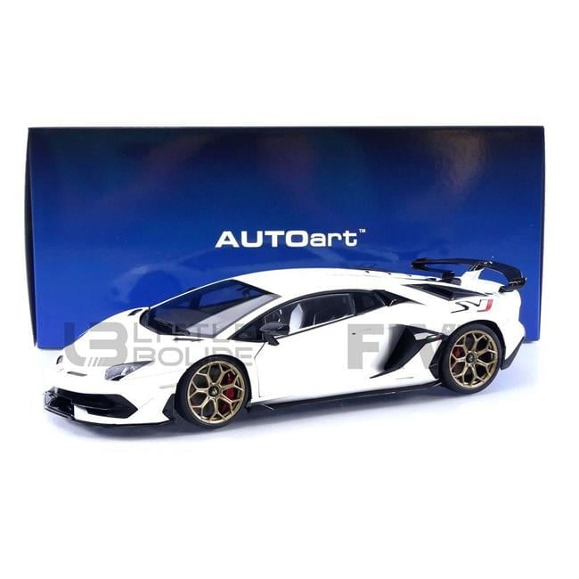 ミニカー Autoart 1/18 Lamborghini Aventador SVJ 1/18 AUTOart Lamborghini Aventador SVJ (Blu Glauco)