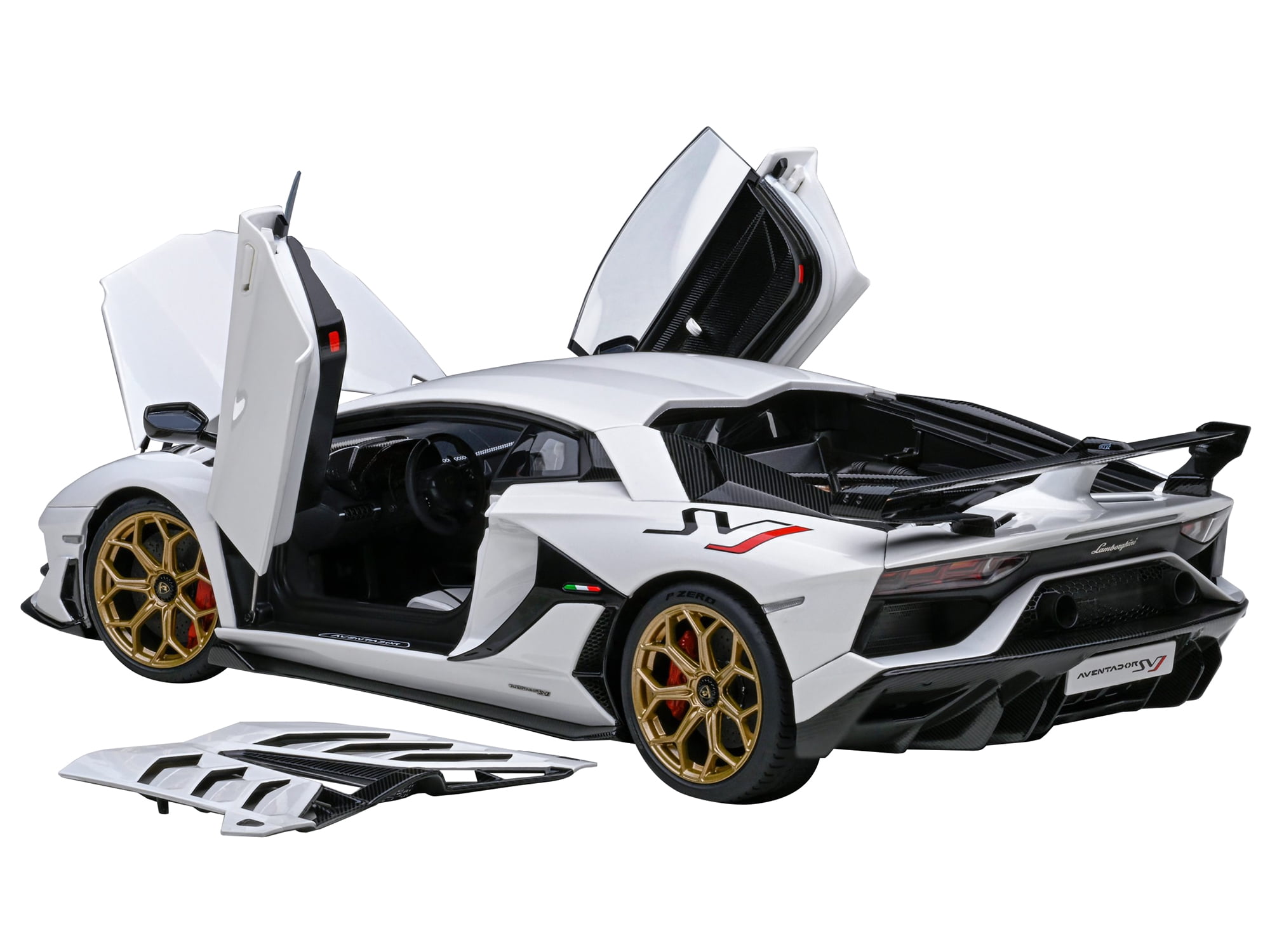 ハッピーLamborghini Aventador 1/18 ホワイト 1/18 AUTOart Lamborghini Aventador S (Balloon Pearl White