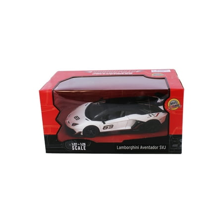 Lamborghini Aventador SVJ, White - Showcasts 68269W - 1/24 Scale Diecast Model Car
