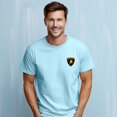 thumbnail image 1 of Lamborghini Black Tee Shirt Unisex 100% Cotton Sport Cars Logo Up To 4XL, 1 of 5