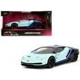 thumbnail image 1 of Lamborghini Centenario Light Blue and Purple "Pink Slips" Series 1/32 Diecast Model Car by Jada, 1 of 1