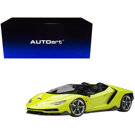 Lamborghini Centenario Roadster Verde Scandal Solid Light Green 1 18 Model Car by Autoart
