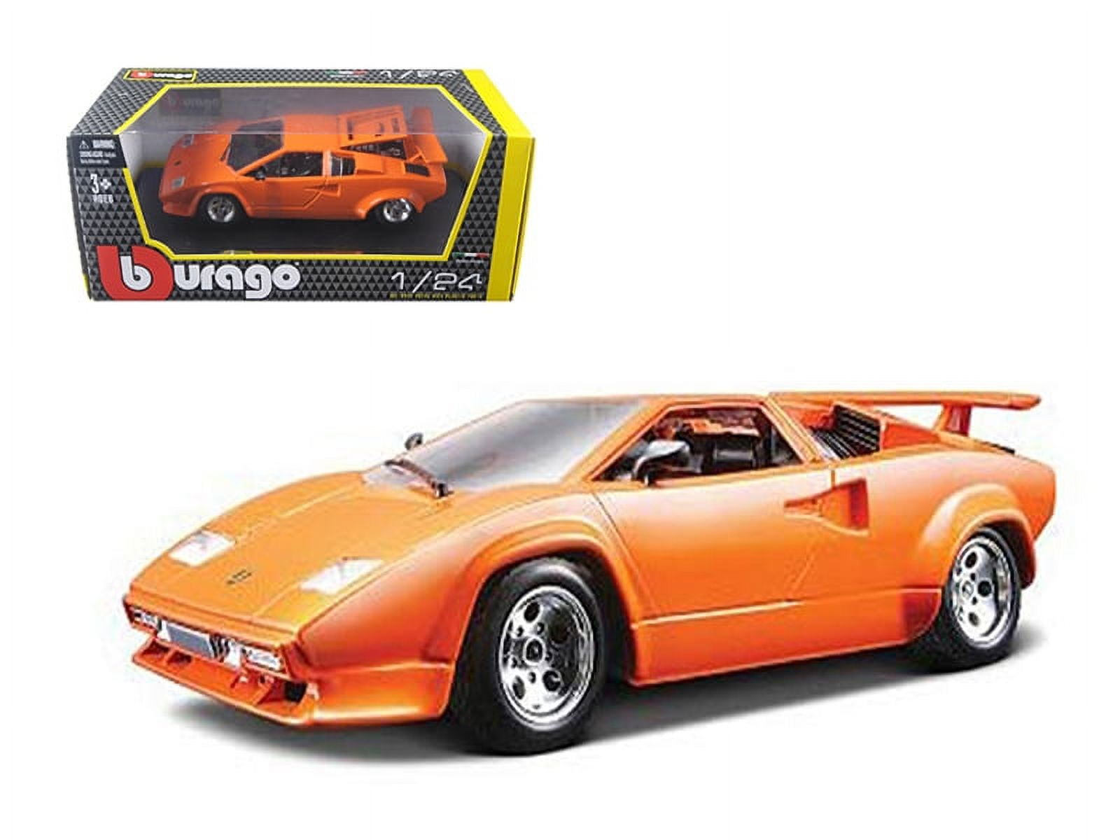自動車 Lamborghini Countach5000Quattrovalvole Lamborghini Countach 5000 Quattrovalvole Blue 1/24 Diecast