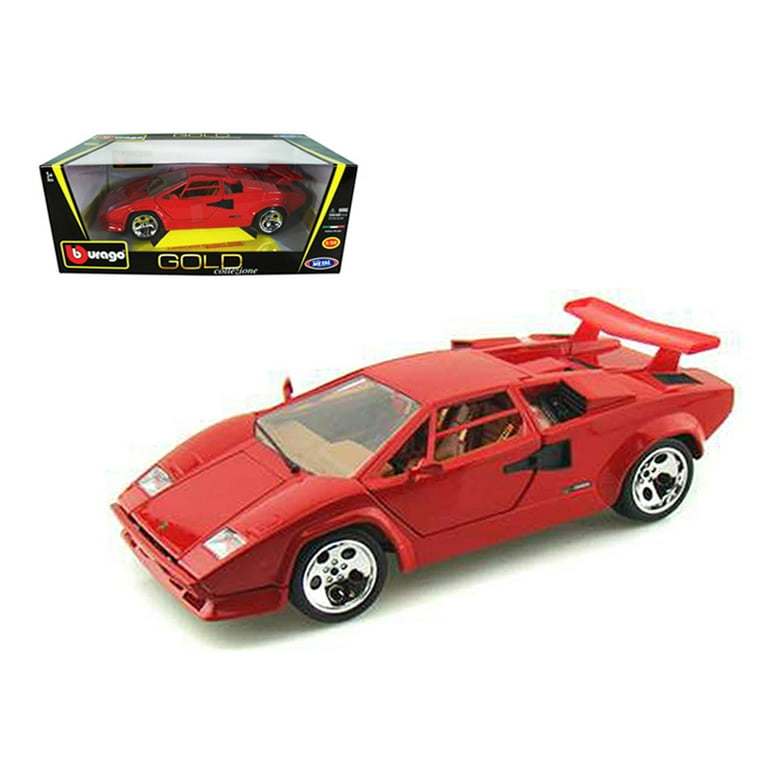 ミニカー Burago Lamborghini Countach 5000 1/18 Lamborghini Countach 5000 Green 1/18 Diecast Model Car by