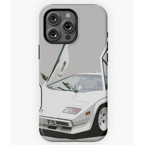 Lamborghini Countach Classic Car M1797 Phone Case for iPhone 17 16 15 14 13 12 11 Pro Max