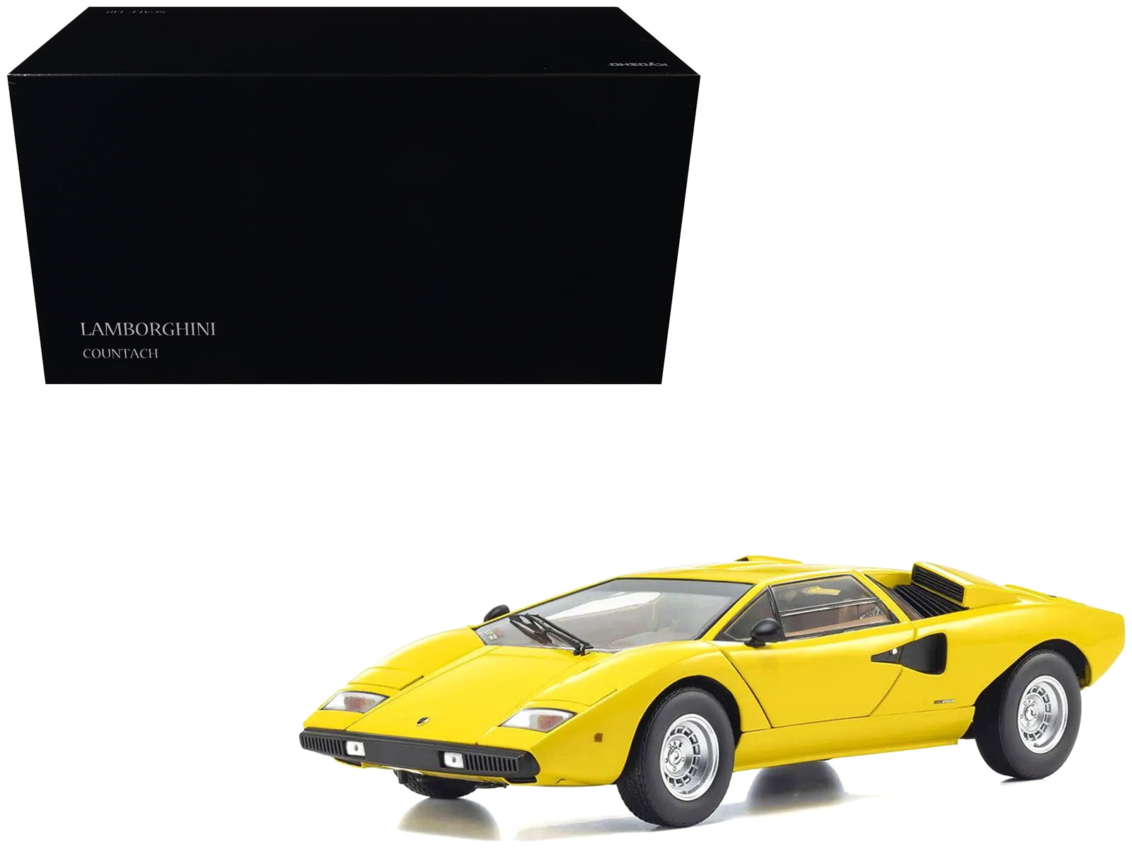 Lamborghini Countach LP 400 Yellow 1/18 Diecast Model Car by