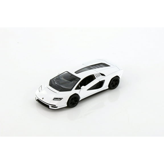 Lamborghini Countach LPI 800-4 Hardtop, White - Kinsmart 5437D - 1/38 Scale Diecast Model Toy Car