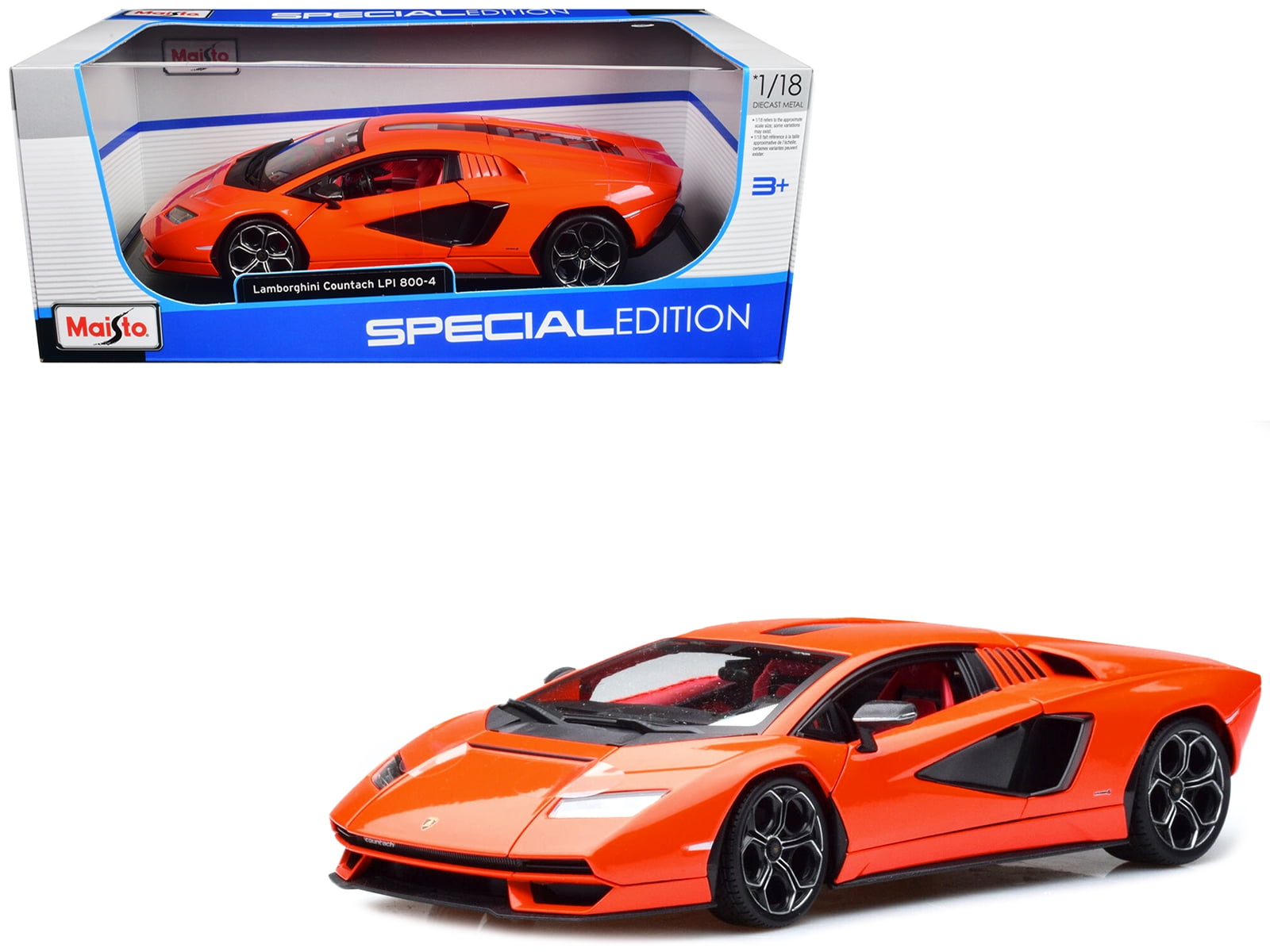 ミニカー Maisto Lamborghini Countach LPI 800-4 Amazon.com: MAISTO 1/18 - Lamborghini Countach LPI 800-4