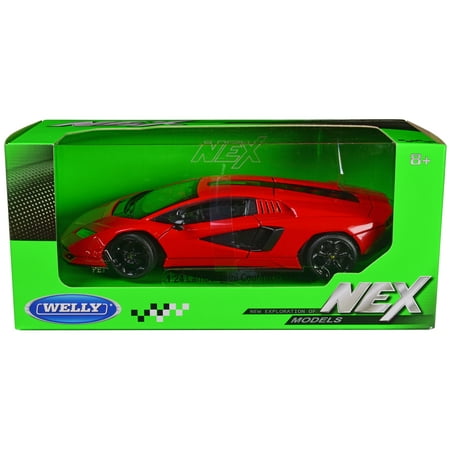 Lamborghini Countach LPI 800-4 Red "NEX Models" Series 1/24 Diecast Model Car by Welly