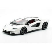 Lamborghini Countach LPI 800-4, White - Maisto 31459W - 1/18 scale Diecast Model Toy Car