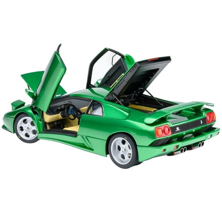 Lamborghini Diablo SE30 Verde Mic/Green Metallic 1/18 Model Car by Autoart