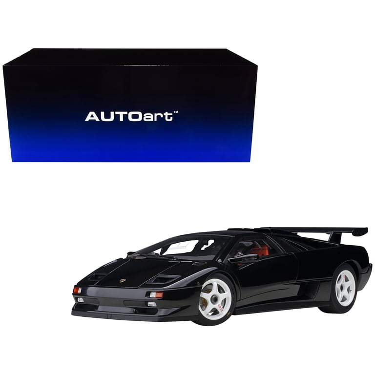 Lamborghini Diablo SV-R Deep Black 1 18 Model Car by Autoart