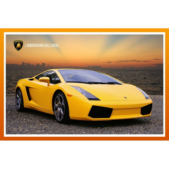 Lamborghini Gallardo 24"x36" Photographic Print Poster Sports Cars Muscle Car Art Print
