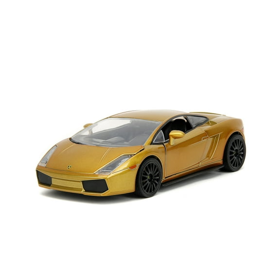 Fast & Furious Fast X 1:24 Gold Lamborghini Gallardo Die-Cast Car, Toys for Kids and Adults 103