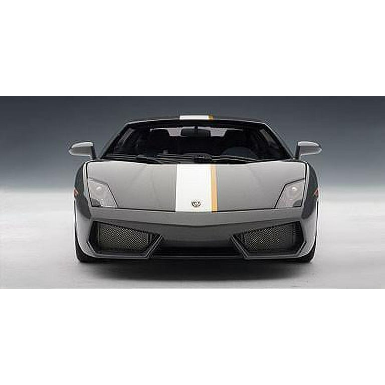Lamborghini Gallardo LP550-2 Valentino Balboni Grey Grigio Telesto 1/18  Diecast Model Car by Autoart