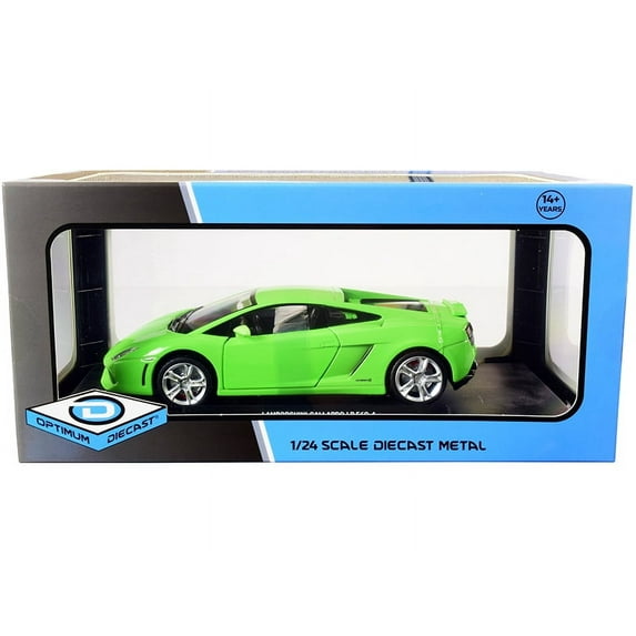 Lamborghini Gallardo LP560-4 Bright Green 1/24 Diecast Model Car by Optimum Diecast