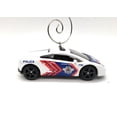 thumbnail image 1 of Lamborghini Gallardo Police Car Custom Christmas Ornament 1:64 Diecast White, 1 of 3