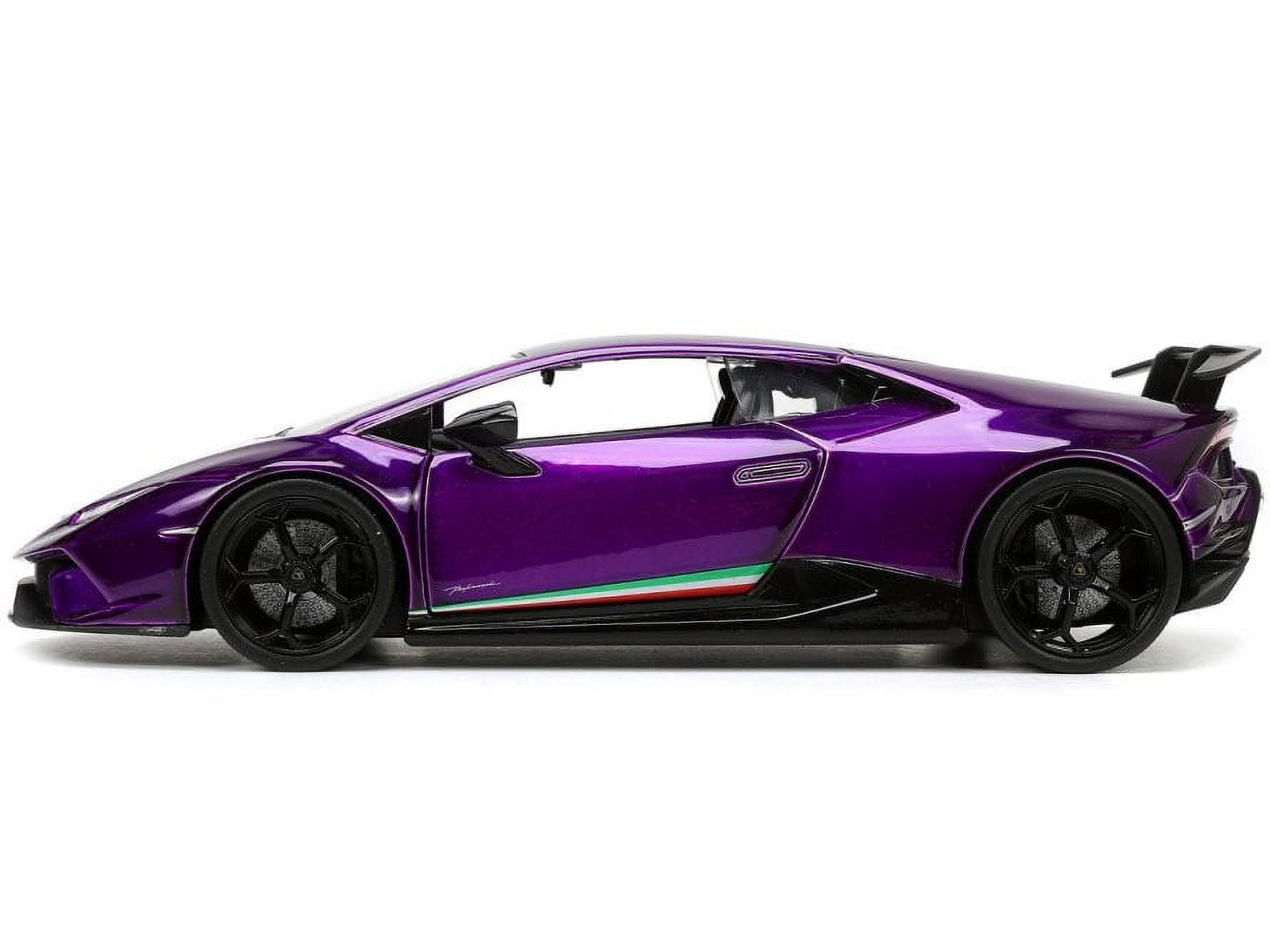 Jada Toys Lamborghini HuracÃ¡n Performante, Purple, 1/24 Scale