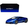 thumbnail image 1 of Lamborghini Huracan EVO Blu Nethuns 1 by 18 Scale Model Car, Blue, 1 of 1